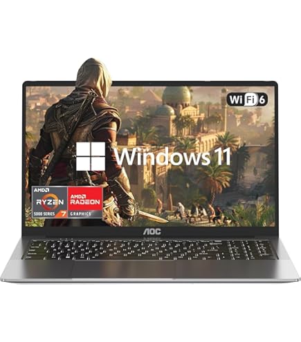Amazon.com: 2025 Laptop with AMD Ryzen 7 5700U Processor(8C/16T