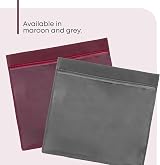 FiNeWaY 20 Pack Saree Storage Bags with Zip Clear Moisture-Resistant Grey view 7