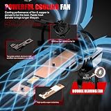 H11 LED Headlight Bulb 6500K 60W 26000LM Pack of 2 Plug and Play view 6