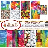 Reminisce Sisters Scrapbook Collection Kit – 8 Double-Sided 12x12 Papers + Sticker Sheet, Acid & Lignin Free