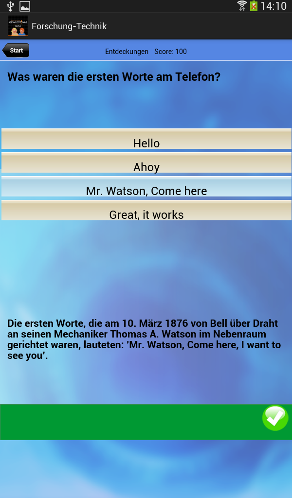 Forschung und Technik Quiz