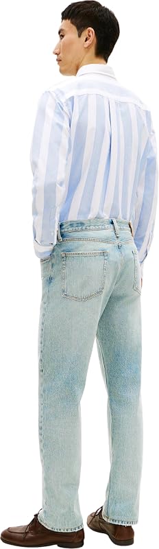 Uomo Jeans Regular Straight Dover in Cotone, Blu (Maxwell Blue), 30W/34L