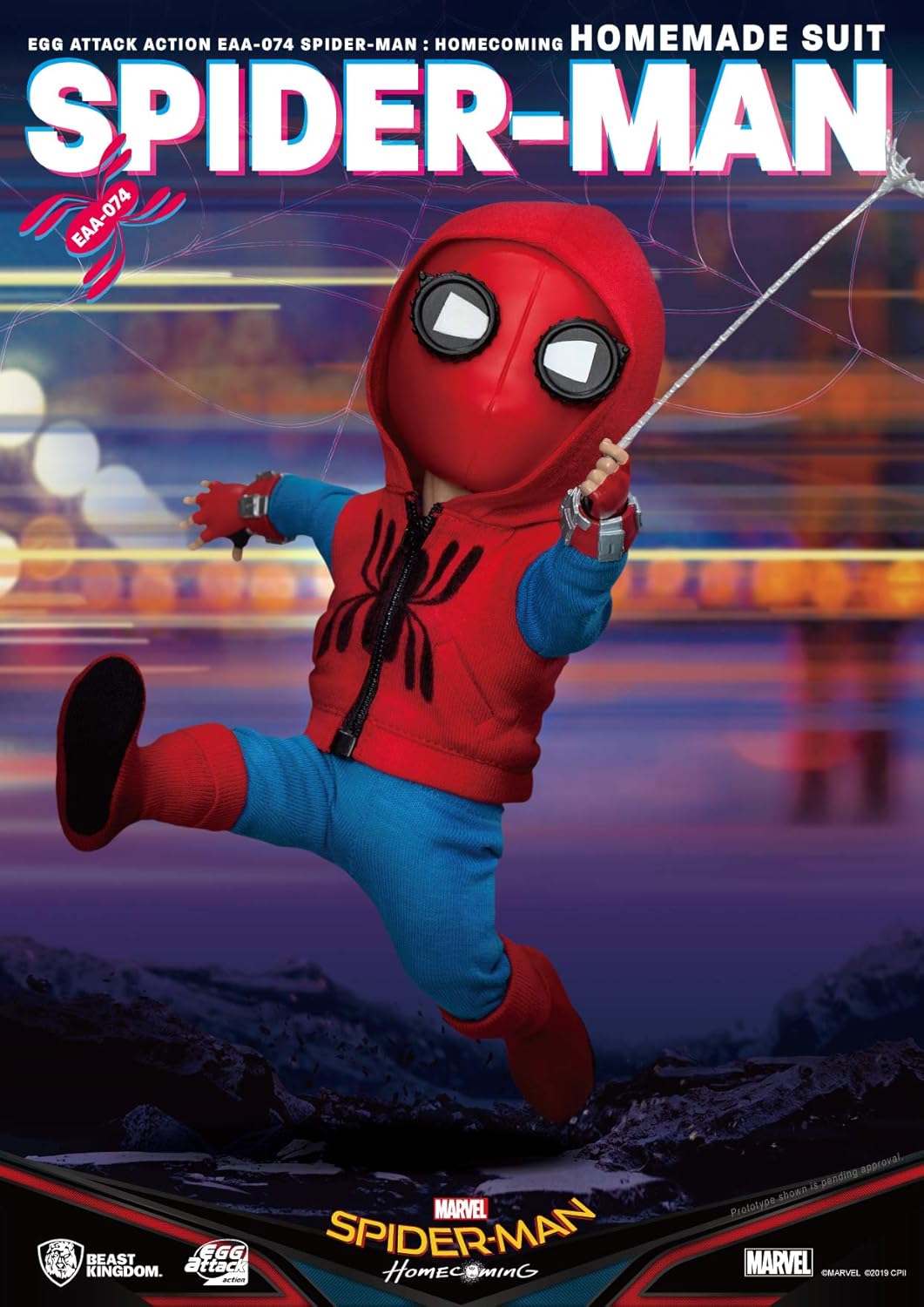 Amazon Co Jp Egg Attack Action 056 Spiderman Homecoming Spider Man Homemade Suit Version Hobby