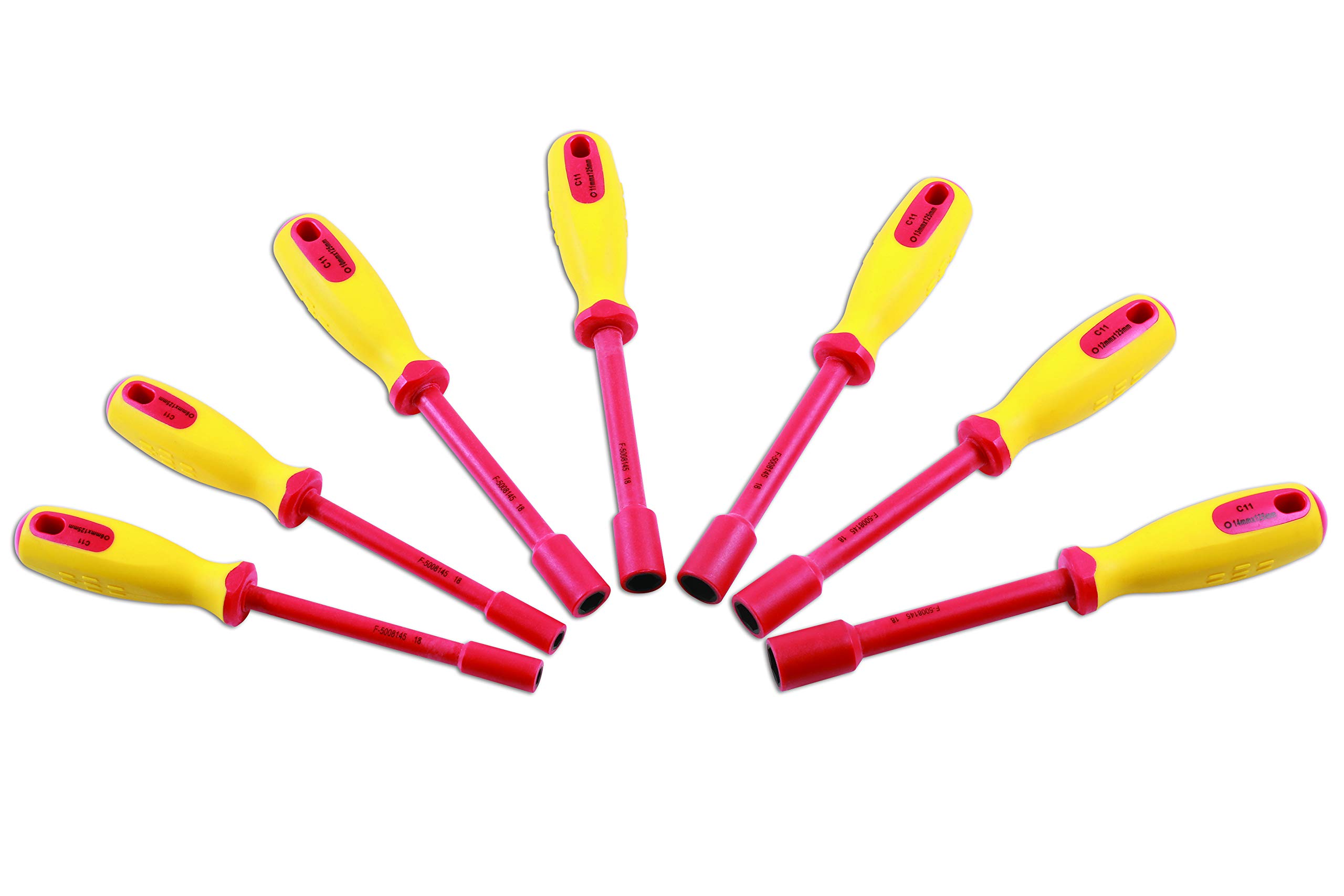 Laser 7482 Insulated Nut Driver Set 7pc
