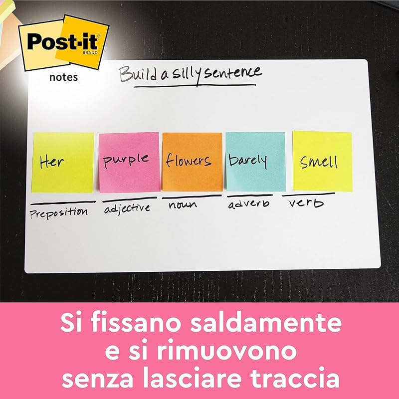 Cubo Mini di Foglietti Adesivi, 400 Fogli, 51 mm x 51 mm