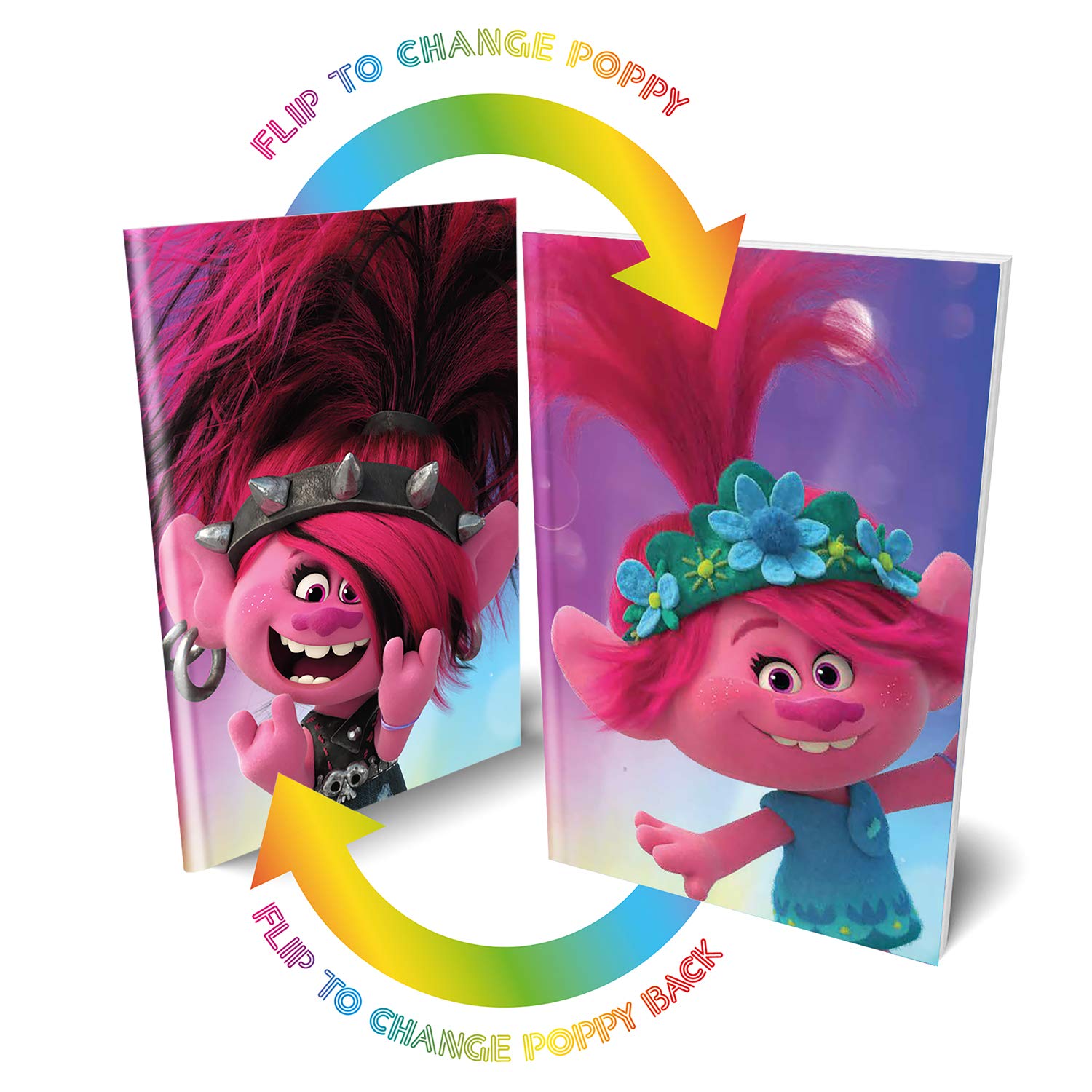 Trolls World Tour Lenticular Notebook - Poppy to Rock Poppy