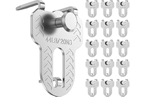 ZFLYCANP Claw Drywall Picture Hanger, Heavy Duty Picture Hanging Kit, High Manganese Steel, Tool Free Easy Installation, Reus