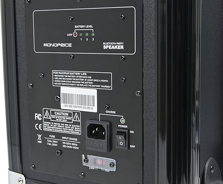 monoprice 110951 bluetooth party speaker