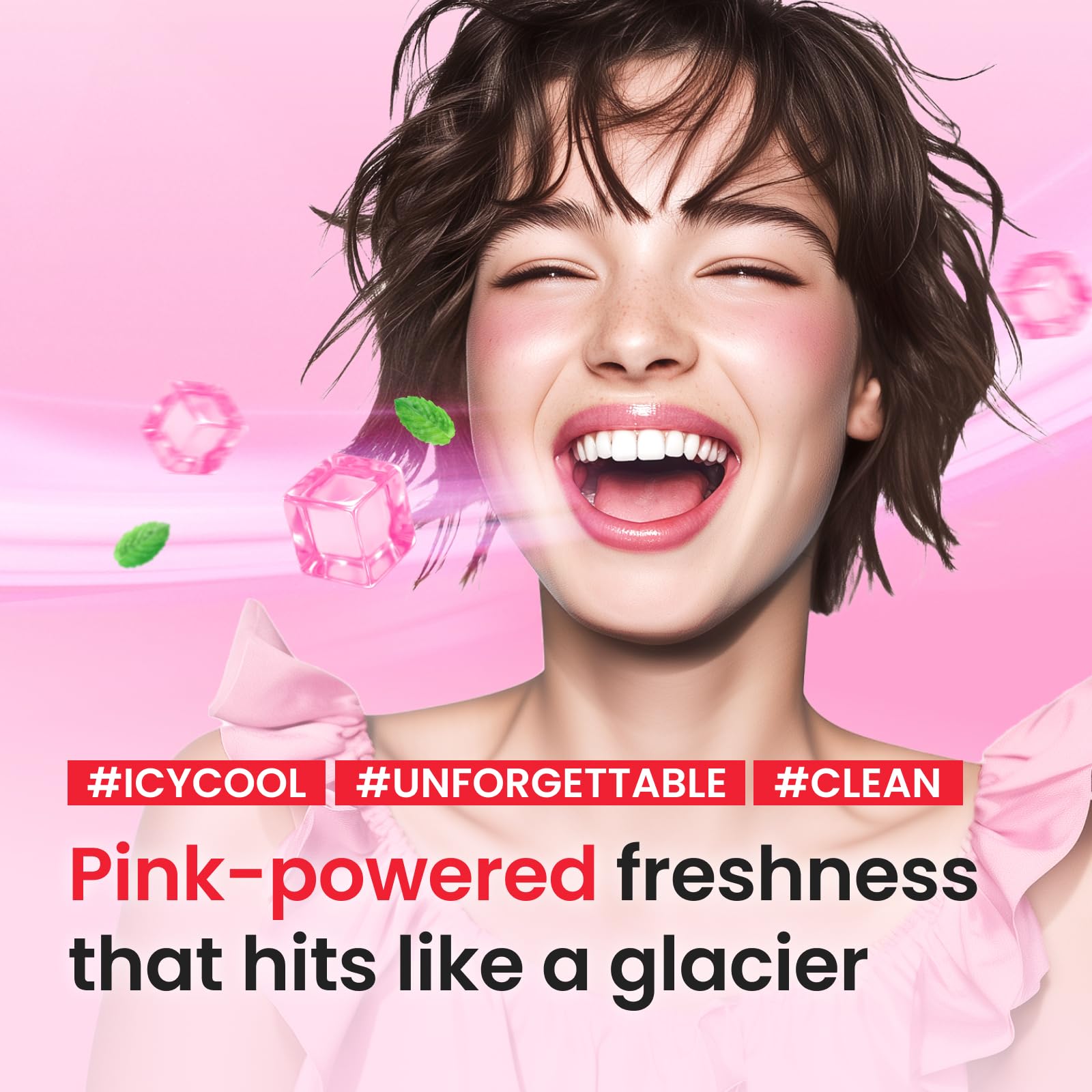 EUTHYMOL Original Pink Toothpaste (3.7fl oz/Pack of 1) - Fluoride-Free Toothpaste for Sensitive Teeth & Gum. Bad Breath, Cavity Prevention, 12-Hour Long Lasting Freshness with Wintergreen