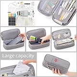 EASTHILL Pencil Case Big Pen Case Linen Cotton 9x20 cm Organizer view 3