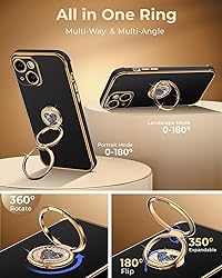 XYZ for iPhone 14 Case with Stand, Phone Case with