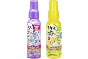 HATOLDLIY Poo Be Gone Toilet Spray 1.85oz - Before You Go Toilet Bathroom Deodorizer 2 Pack (Lavender & Citrus)