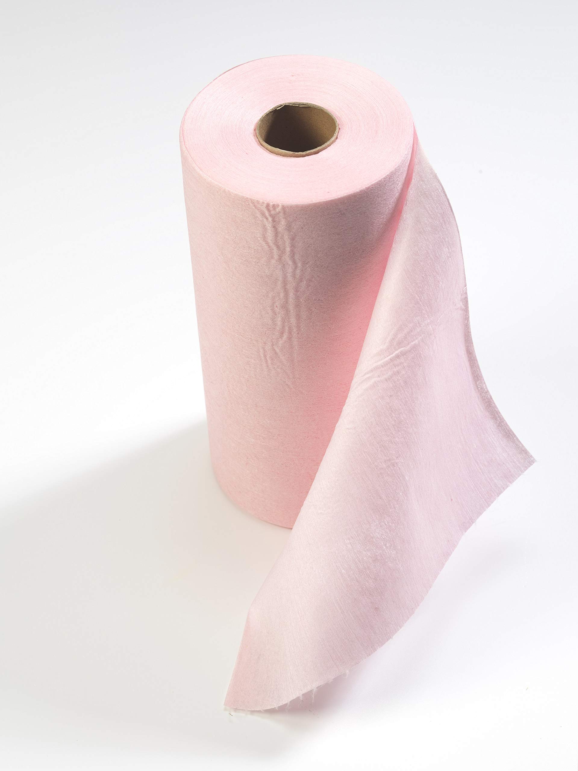 Disposable Microfibre Cleaning Cloths/Wipes on a Roll. Multi - Purpose Cloth (Pink)