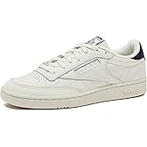 Reebok Club C 85 Mens Tennis Shoes, Casual Fashion White Sneakers for Men