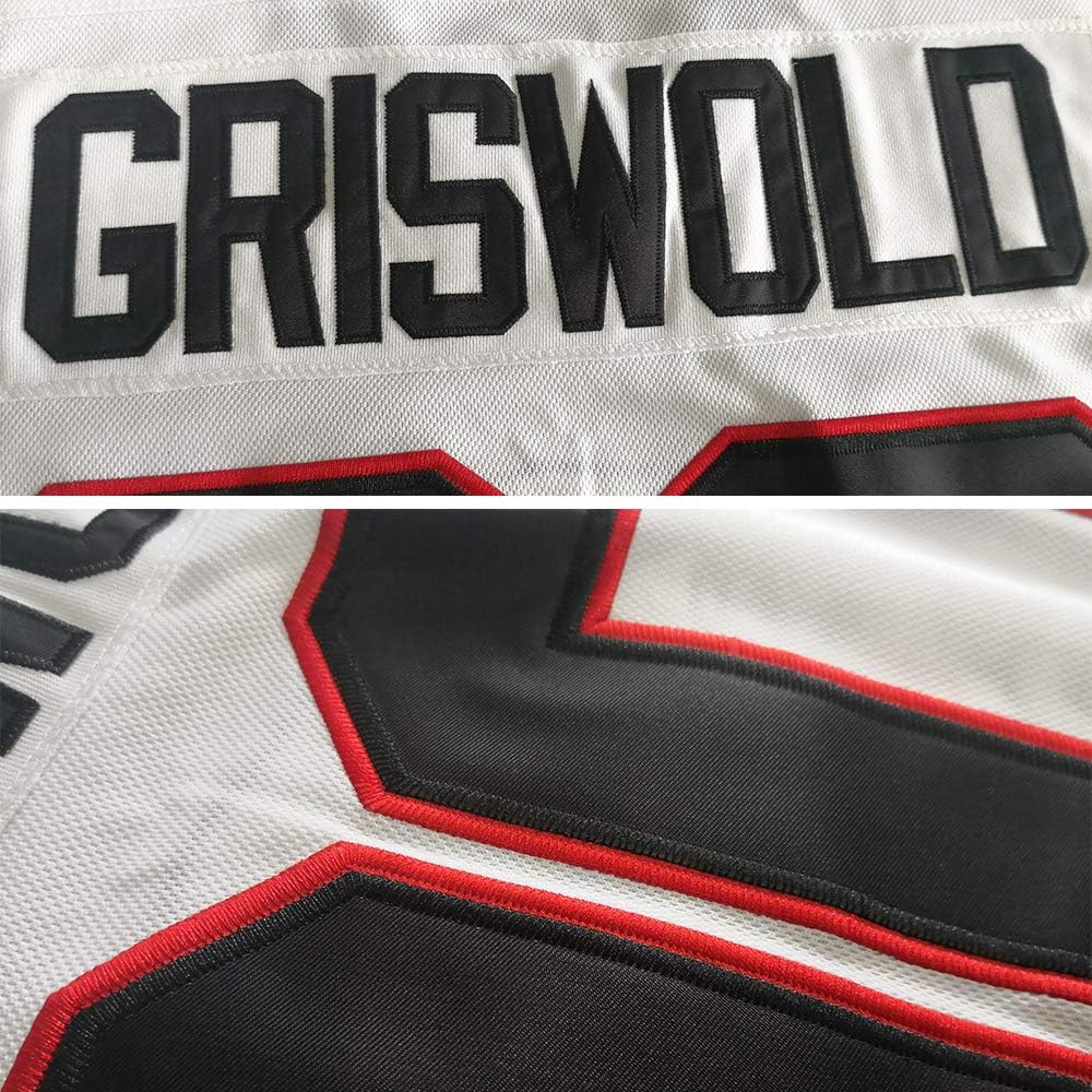 Clark Griswold #00 Christmas Vacation Movie Hockey Jersey Stitched Men Ice Hockey Jersey: Clothing