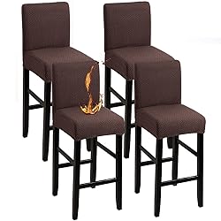 YISUN Waterproof Bar Stool Covers, Stretch Pub