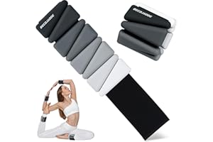 BECOJADDE Ankle Weights for Women Wrist Weights Set of 2 (1 lb/2 lbs Each) Adjustable Arm Leg Weight for Womens Men Suitable for Walking Swimming Running Pilates Yoga Gym