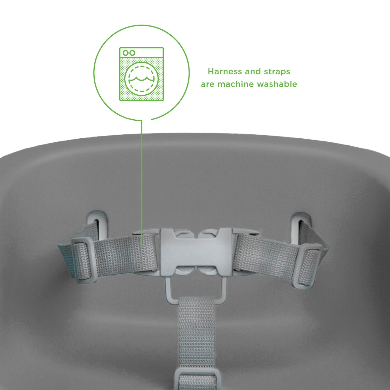 Easy to Clean Ingenuity Smartclean Toddler Booster Chair Seat with