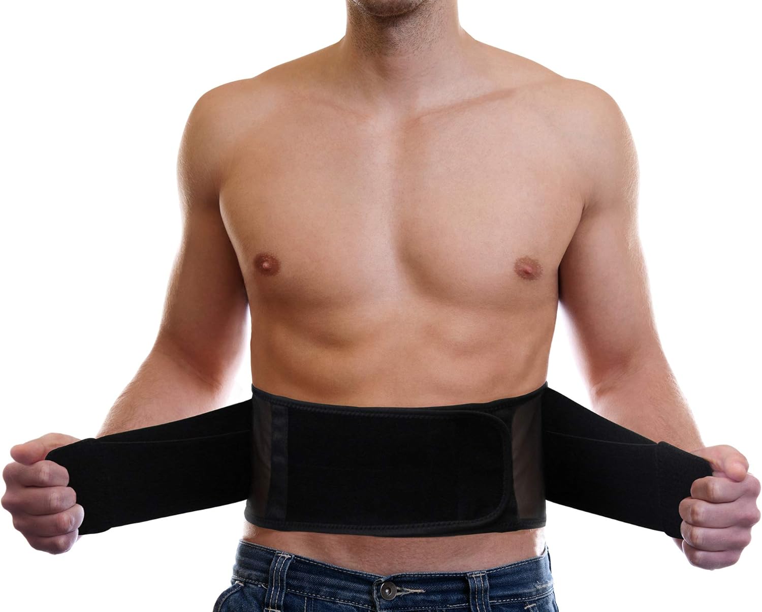 Lightweight Back Brace Under Clothes Breathable Honeycomb Mesh & Dual Lumbar Pads for Lower Back Pain Relief, Adjustable Straps for Optimal Lower Back Support - XL/XXL: Health & Personal Care