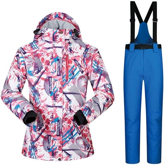 Amazon.com: FMOGL Ski Suit Women's Suit Waterproof and Windproof Warm Thickening Clothing Winter 