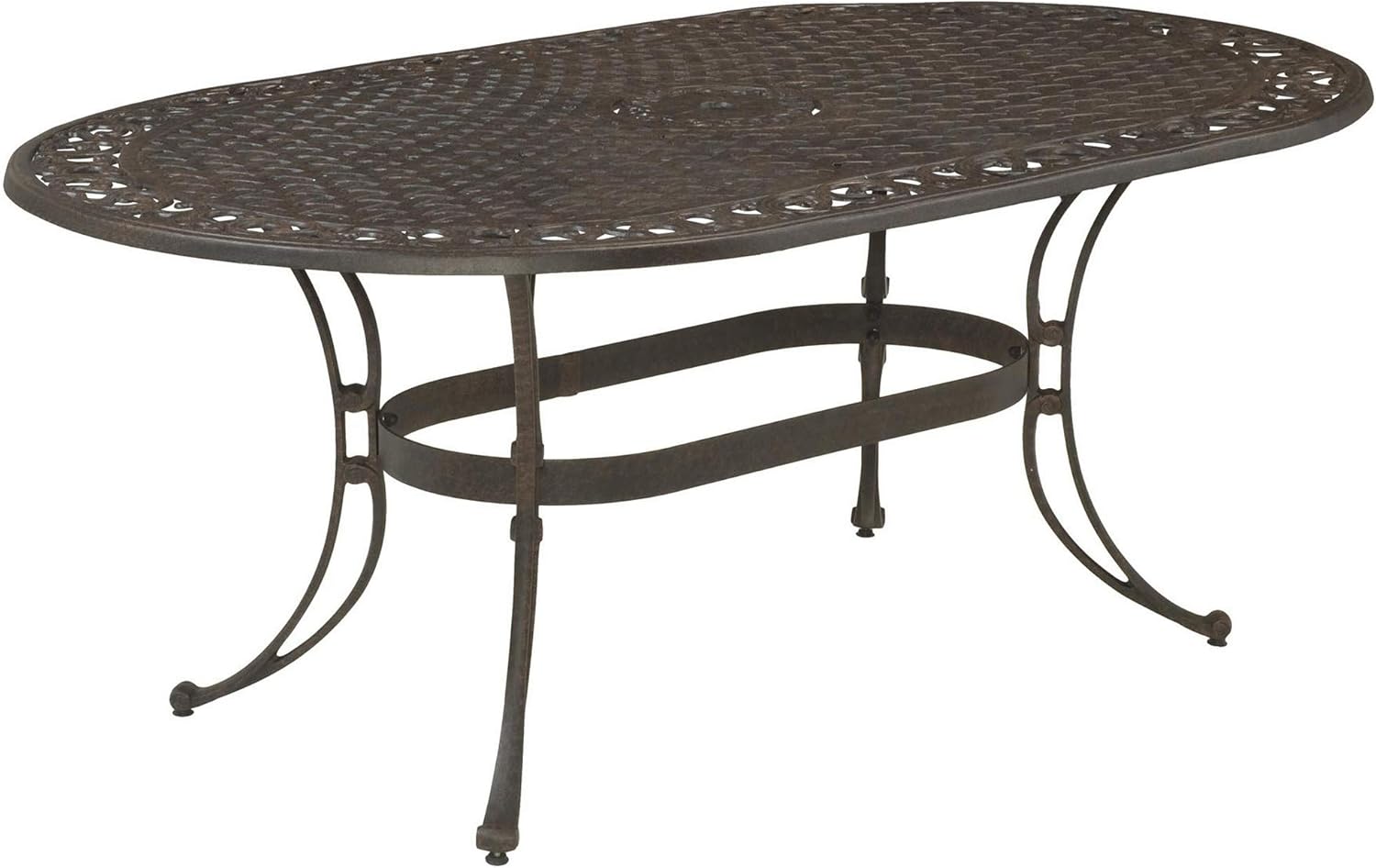 homestyles 6655-33 Outdoor Dining Table, 72Lx42Dx28.75H, Bronze : Garden & Outdoor