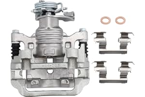 MAYASAF 18B4893 Rear Left Disc Brake Caliper Driver Side Caliper Assembly for Chevy 2008-2010 HHR/2004-12 Malibu/2005-08 Cobalt, for Pontiac 2007-09 G5/2005-10 G6, for Saturn 2007-09 Aura/2004-07 Ion