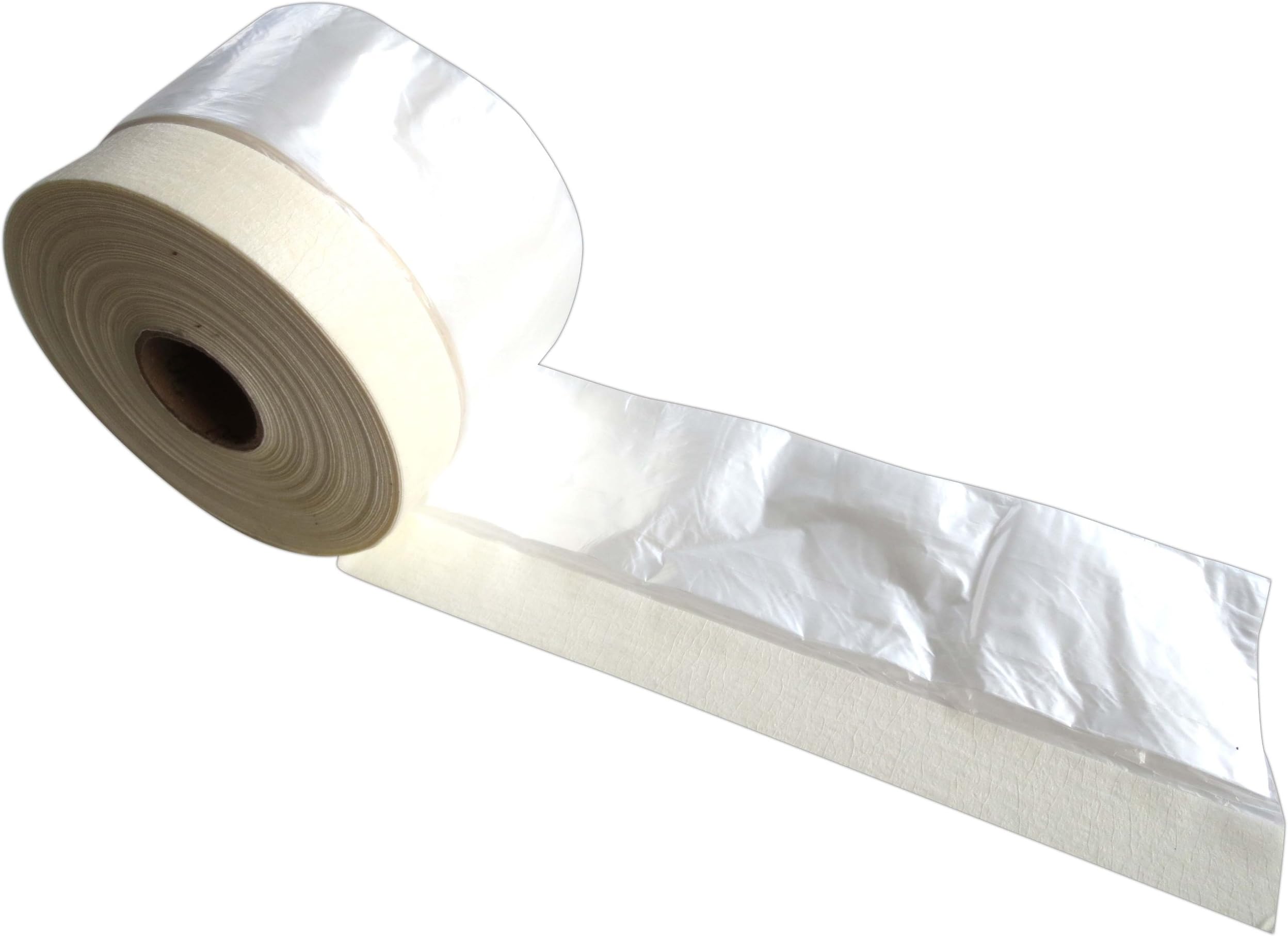Masking Tape 3 Rolls 300 mm X 33 M with Crepe Paper Foil 10my Cover Sheeting Masker Masking Tape Crepe Paper