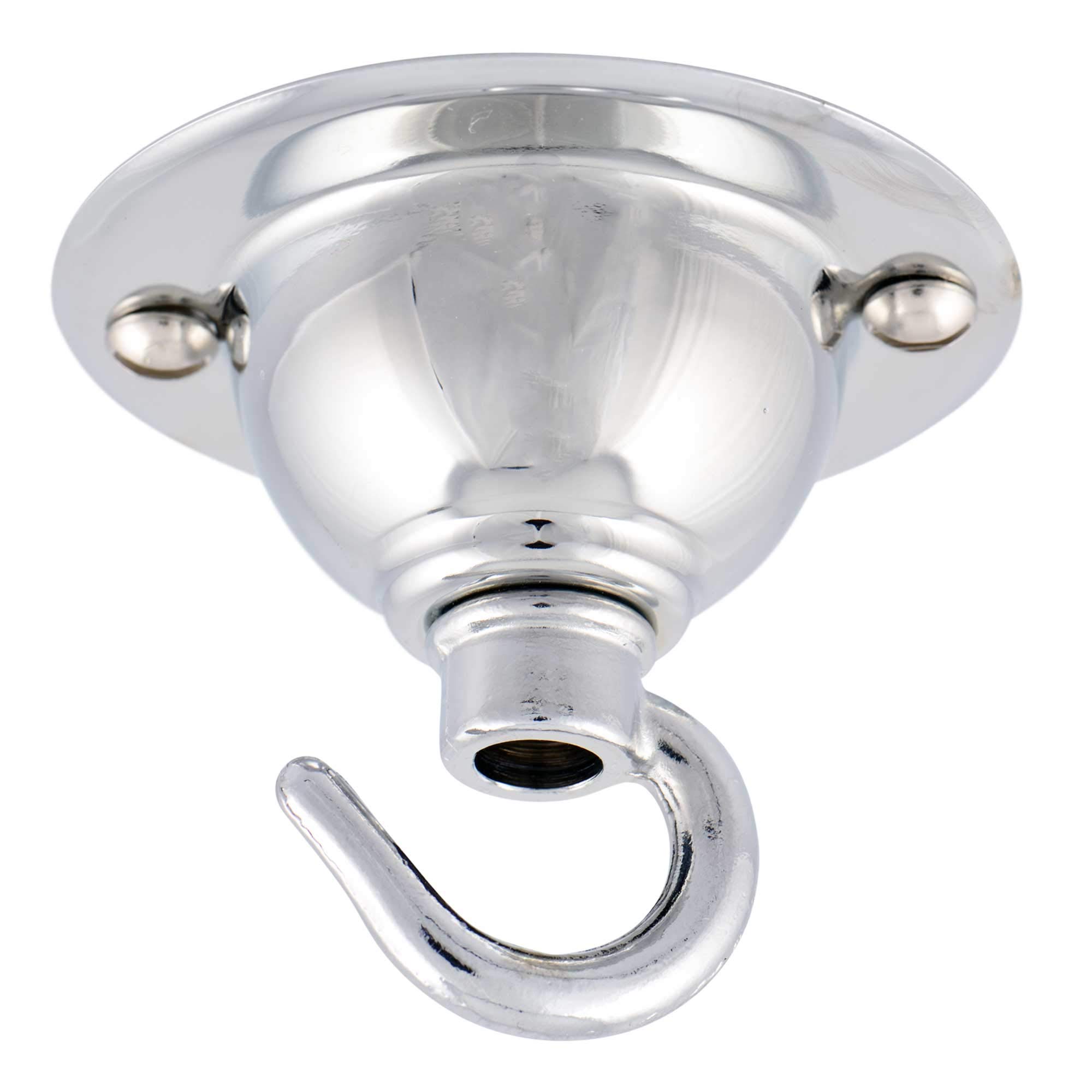 ElekTek Ceiling Chandelier Hook Plate 65mm - Chrome