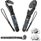 Upgraded Controller Extensions Gorilla Tag Long Arms for Meta Quest 3S/Quest 3 Beat Saber Handles Golf Club Attachment VR Sticks Controller Grips for Quest 3S/3 VR Gaming UG Accessories (Phantom)