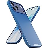 Smartish® iPhone 17 Pro Max MagSafe Case - Gripmunk Magnetic Slim Case [Lightweight + Protective] Thin Grip Cover with Microfiber Lining for Apple iPhone 17 Pro Max - Blues on The Green