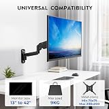 BONTEC Monitor Arm Wall Mount 13-42 Inch Gas Spring 9kg VESA 75/100/200 view 3