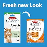 Bob Martin Clear Spot On Flea Tick Repellent for Cats & Kittens 6 Pipettes view 7