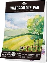 ISLAND Watercolour Paper A3 Pad 300gsm 30 Sheets Cold Pressed