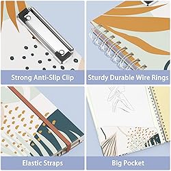 Rimilak Spiral Clipboard Folio with Refillable