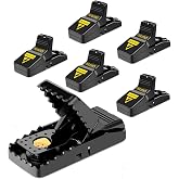 Hdama Mouse Trap, Mouse Traps That Work Small Mice Trap Outdoor Indoor Best Snap Traps for Mouse/Mice Safe and Reusable 6 Pack Quick Kill Mice Traps
