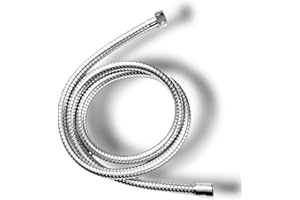Shower Hose 2m/78.74in Extra Long Shower Hose,ABS Shower Head Hoses,Anti-Kink and Leakproof,Shower Pipe Cable,Universal Stand