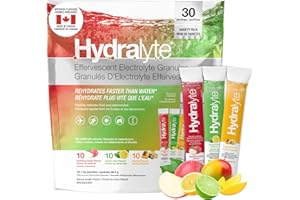 HydraLyte Electrolyte Powder, Low Sugar Electrolyte Packets Designed for Rapid Hydration, Safe Hydration for All Ages - Made 