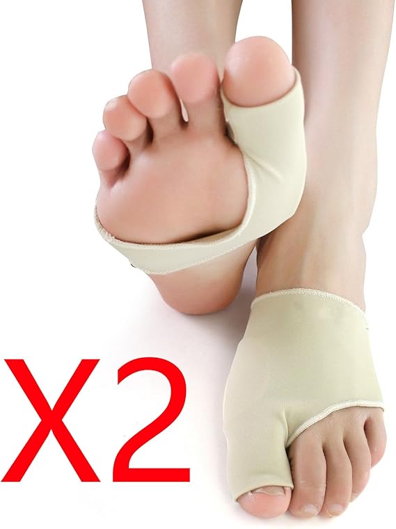 High Key Gel Toe Pad Bunion Protector Sleeves and Bunion Pain Relief Socks for Hallux Valgus Big
