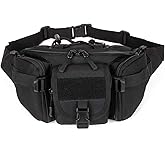 CREATOR Tactical Waist Pack Military Fanny Pack for Men Outdoor Army Waist Bag Large Waist Pack for Daily Life Cycling Camping Hiking Hunting Fishing