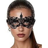 Mordarli Masquerade Mask for Women Lace Eye Mask for Halloween Costume Party
