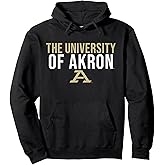 University of Akron Zips Stacked Pullover Hoodie