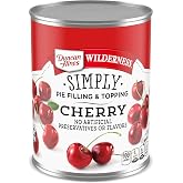 Duncan Hines Wilderness Cherry Pie Filling and Topping, 21 oz. (Pack of 8) | Cherry pie filling &amp; topping; shelf-stable can; no high fructose corn syrup; great for baking, potlucks &amp; holidays