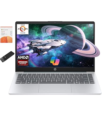 Amazon.com: HP Laptop con pantalla HD de 14 pulgadas, procesador