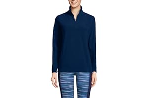 Lands' End Anyweather Fleece Quarter Zip Pullover