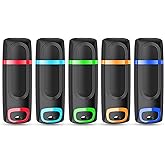 RAOYI 5 Pack 64GB Flash Drive, USB 3.0 High Speed Memory Stick Thumb Drive Jump Drive Zip Drive for Data Storage and Backup (Multicolor)
