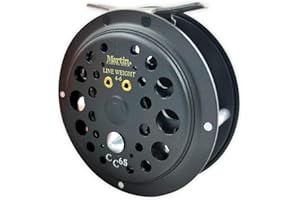 MARTIN FLY FISHING Martin Caddis Creek Fly Fishing Reel, Reinforced Aluminum Spool with Push Button Release