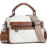 AGLOD Crossbody Bags for Women Vegan Leather Shoulder Handbags Small Cross Body Purses for Women Trendy with Wide Strap | Small, Trendy, with Wide Strap