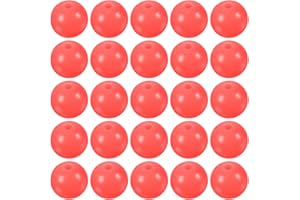 M METERXITY Glow Fishing Beads - Plastic Luminous Round Bait Egg Lure Rigs Apply to Outdoor Tackle Tool