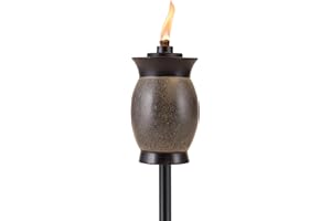 TIKI Brand 64-inch Resin Jar TIKI Torch 4-in-1 Stone Color (1112155)