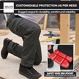 Iron Mountain Mens Workwear Cargo Trousers Knee Pad Pockets Heavy Duty Multi view 2
